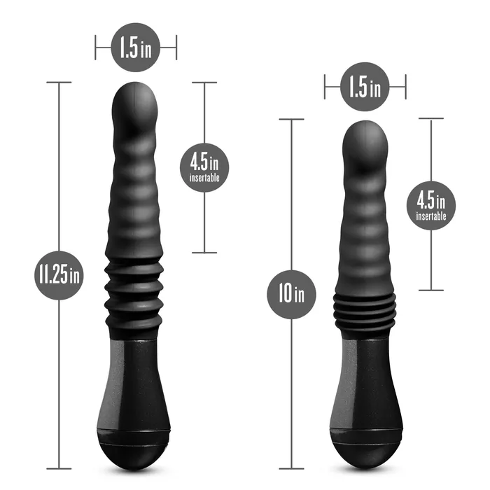 Blush Anal | Temptasia - Lazarus - Thrusting Dildo - Black