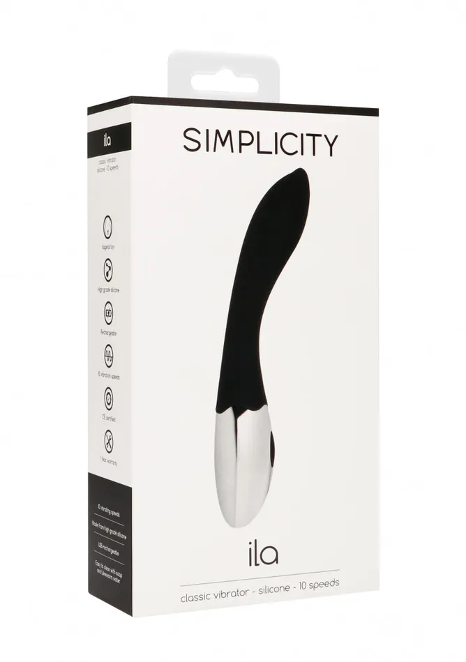 Shots Simplicity ILA Classic vibrator Black Vibrators