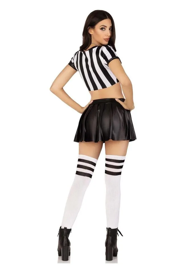 Vibrators Leg Avenue Leg Avenue Time Out Ref Crop Top Pleated Skirt and Whistle