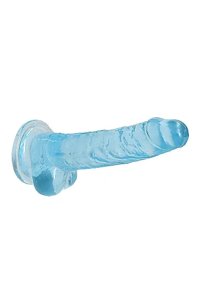 Realrock 7in Realistic Dildo W Balls Blue SHOTS AMERICA Dildos