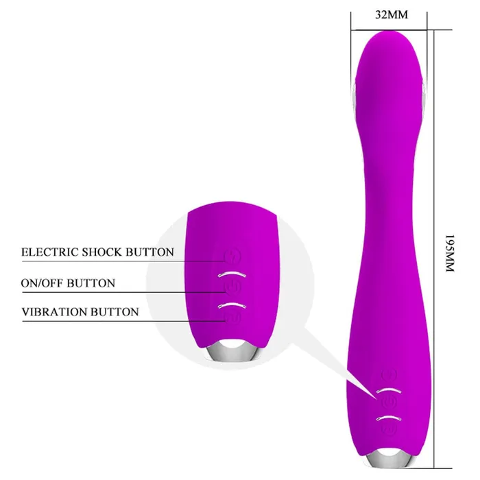 Vibrators Pretty Love Hector Global Remote Control Series Purple Pretty Love