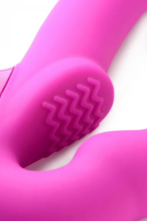 XR Brands Strap U Evoke Super Charged Pink Vibrating Strapless Silicone Dildo Female Sex Toys XR Brands Strap U Evoke Super Charged Pink Vibrating Strapless Silicone Dildo Female Sex Toys