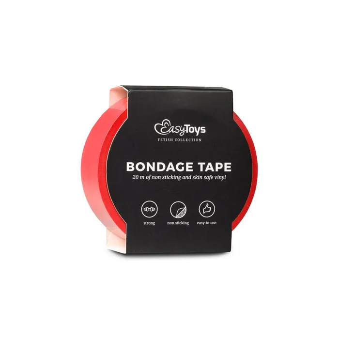 Restraints Bondage Tape Red Love Cherry