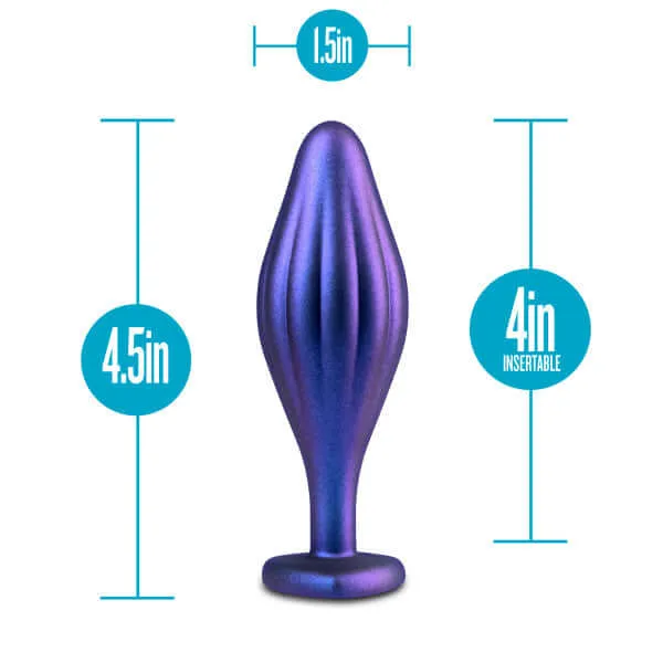 Blush Novelties Anal Anal Adventures Matrix Wavy Bling Plug Sapphire