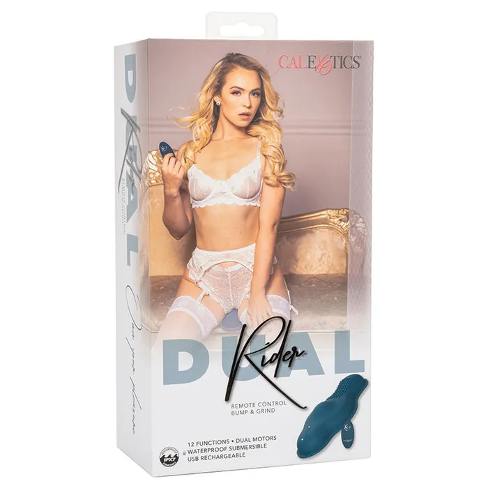CAL EXOTICS Female Sex Toys Dual Rider Remote Control Bump and Gri