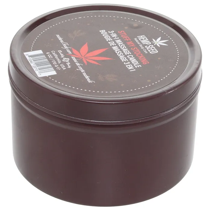 Earthly Body Female Sex Toys 3in1 Massage Candle 6oz170g in Stuff My Stocking