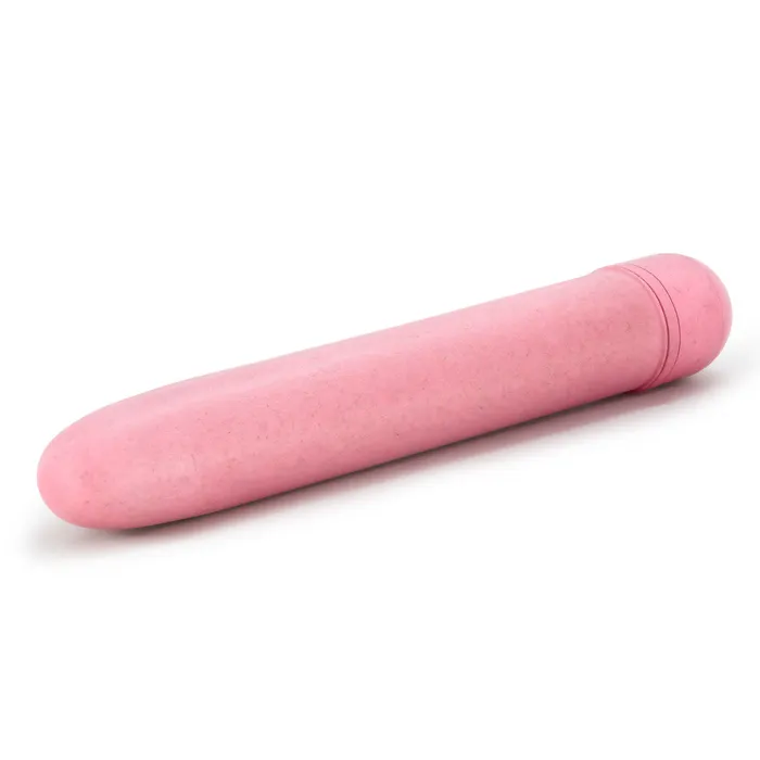 Female Sex Toys Blush Gaia By Blush Eco PlantBased 7 Slim Multispeed Vibrator in Coral Made from Sustainable BioFeel