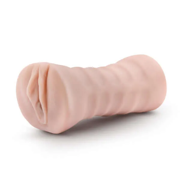 Female Sex Toys Blush Novelties M for Men Rain Vanilla Beige Pussy Stroker with Bullet Vibrator
