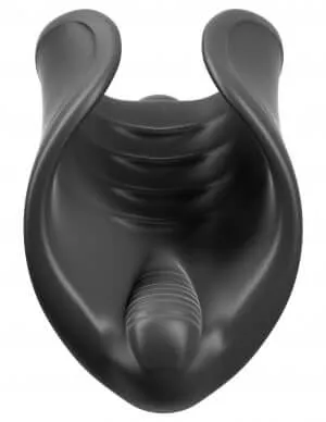 Female Sex Toys Pipedream Products PDX Elite Vibrating Silicone Stimulator Black