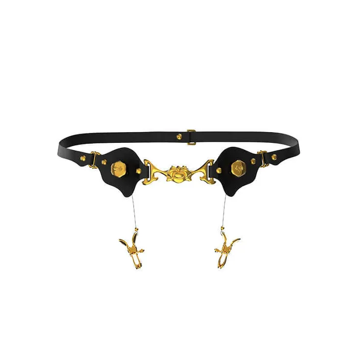 UPKO Mystic Bond Collection Belt with Labia Extender Clamps UPKO Female Sex Toys