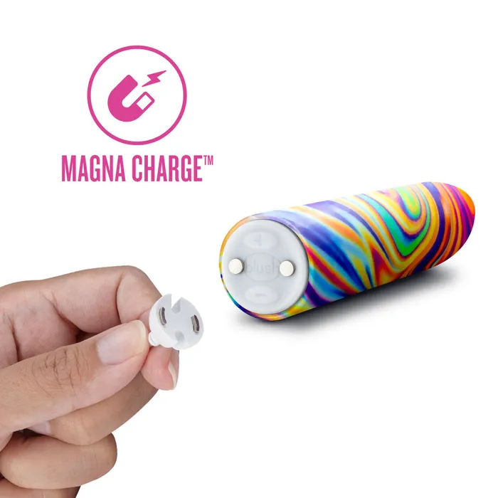 Vibrators Blush Limited Addiction By Blush Psyche Power Vibe Rainbow Vibrator with Powerful RumboTech Technology