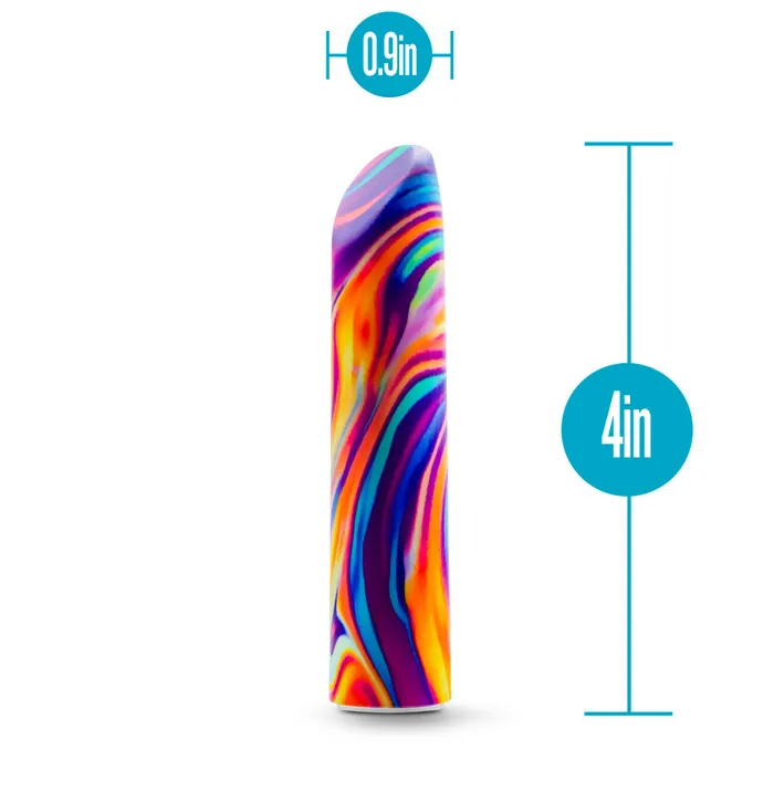 Vibrators Blush Limited Addiction By Blush Psyche Power Vibe Rainbow Vibrator with Powerful RumboTech Technology